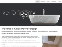 Tablet Screenshot of keironperrybydesign.com